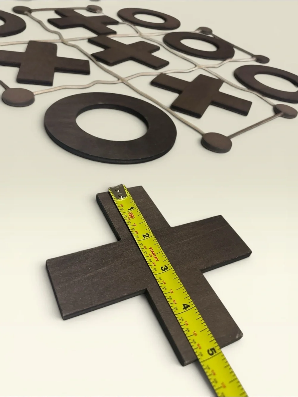 Travel Wooden Tic Tac Toe Game